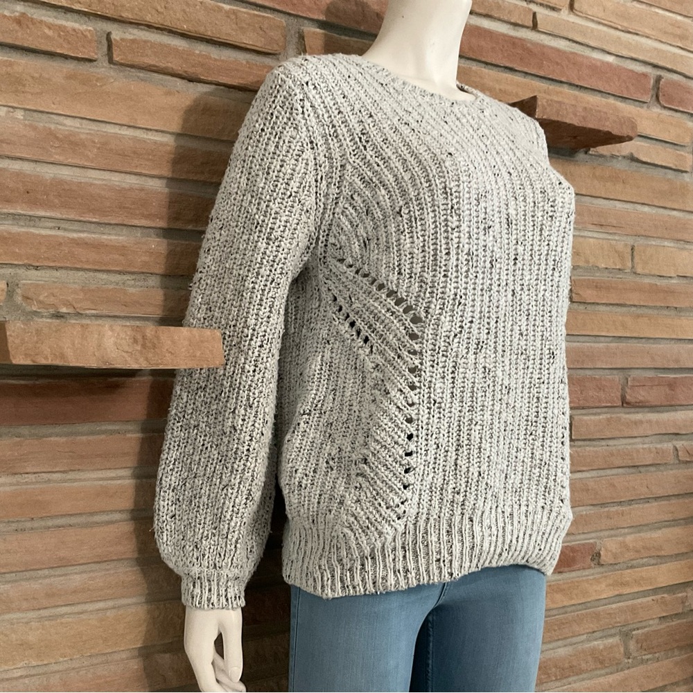 O’Neill Cotton Blend Gray Knit Sweater Medium